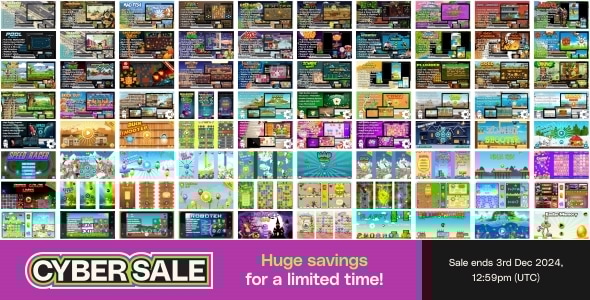 100 HTML5 GAMES SUPER BUNDLE (Construct 3 | Construct 2 | Capx)