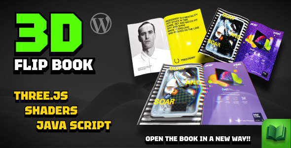 D Flip Book WordPress and WooCommerce Plugin