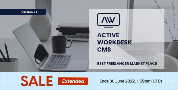 Active Workdesk CMS (Support Ticket + Offline Payment Add-on)