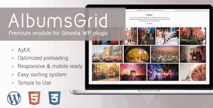 AlbumsGrid | Gallery Module for Gmedia plugin