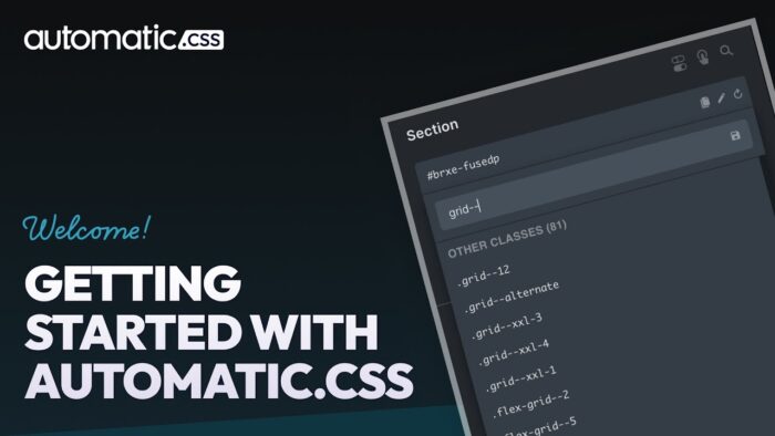 Automatic.css - The # Utility Framework for WordPress Page Builders