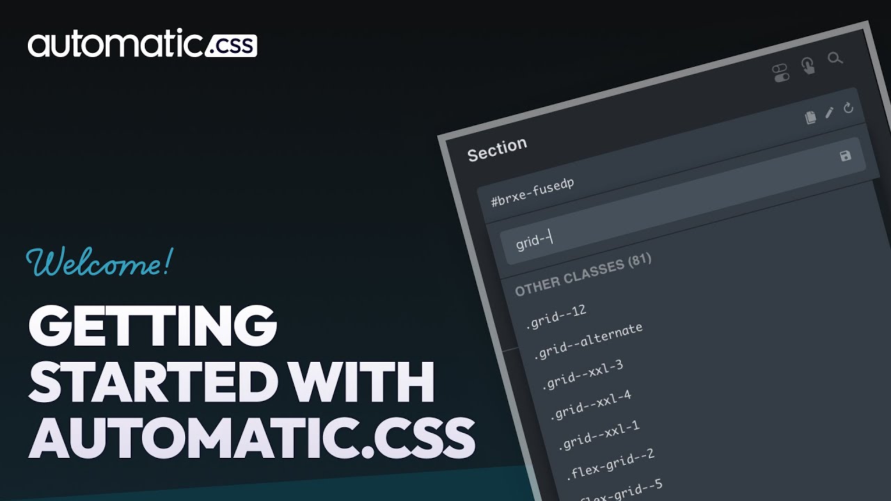 Automatic.css - The # Utility Framework for WordPress Page Builders