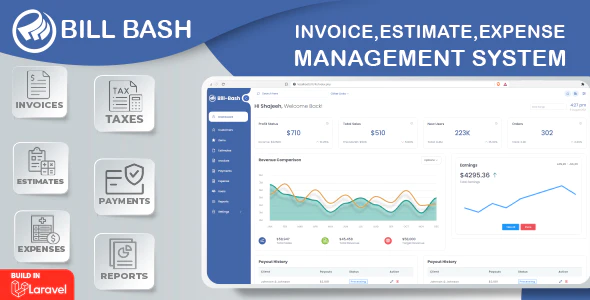 BillBash - Laravel Invoice and Estimates Management System