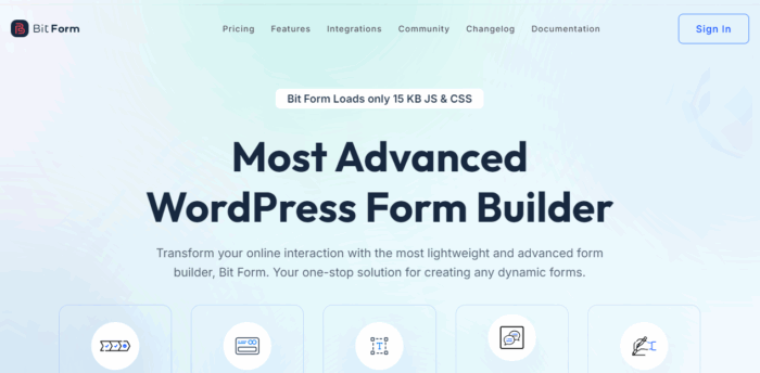 Bit Form Pro - Ultimate Form Builder In WordPress
