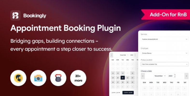 Bookingly – Appointment Booking Plugin For WooCommerce RnB