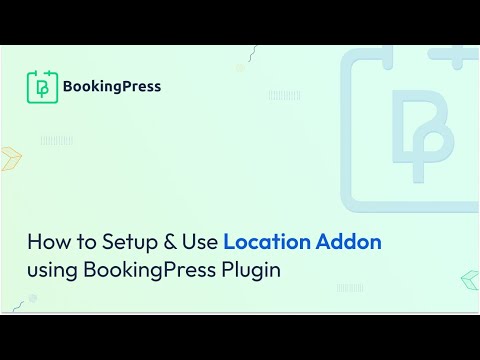 BookingPress Location