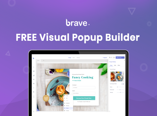 Brave - Drag n Drop WordPress Popup, Optin, Lead Gen & Survey Builder