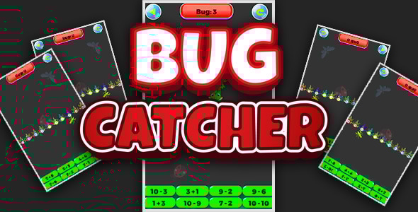 Bug Catcher - Cross Platform Math Game
