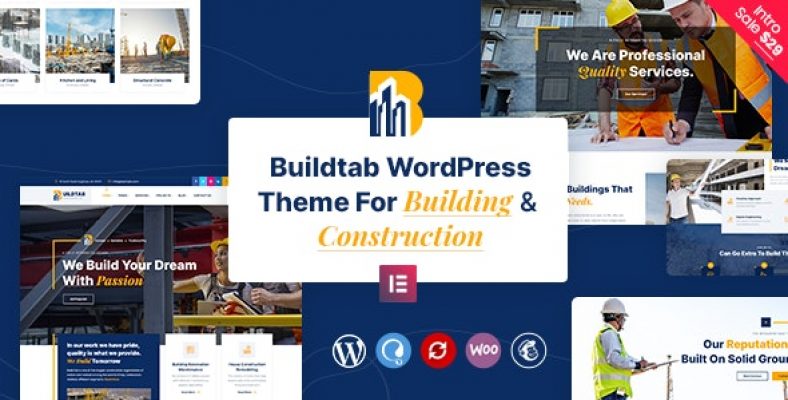 BuildTab – Construction Firm WordPress Theme