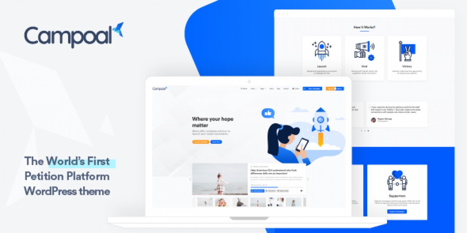 Campoal – Petition Platform WordPress Theme