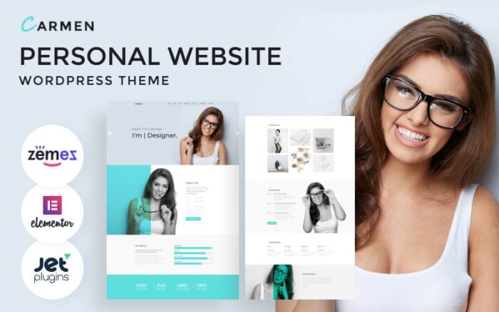 Carmen Design Portfolio WordPress Theme