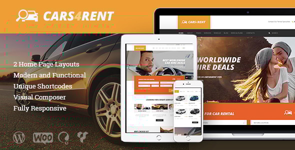 CarsRent | Auto Rental & Taxi WordPress Theme + RTL