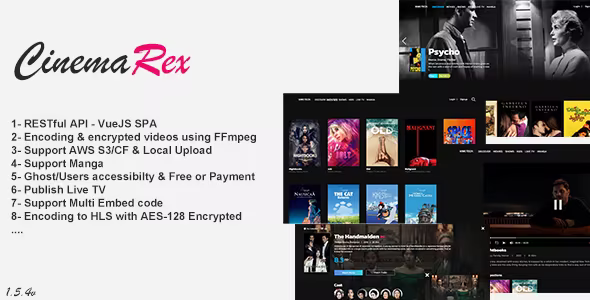 CinemaRex - Streaming Service