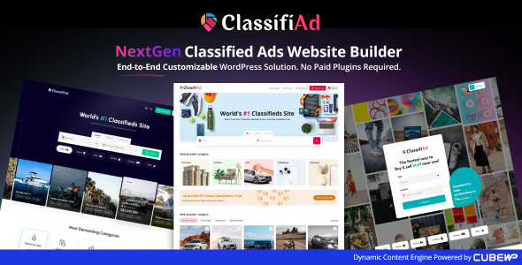ClassifiAd | NextGen Classified Ads WordPress Theme