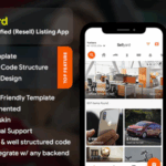 Classifieds re seller android app buying selling ios app template html .png