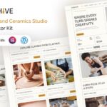 Clayhive pottery ceramics studio elementor kit gplpixel.jpg