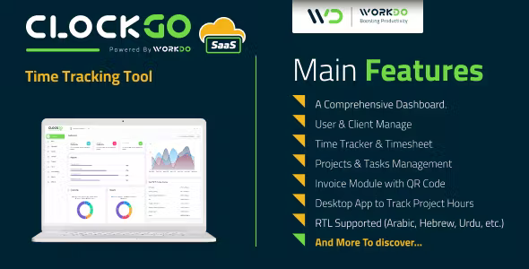 ClockGo SaaS - Time Tracking Tool