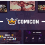 Comicon anime and manga wordpress theme gplpixel.png