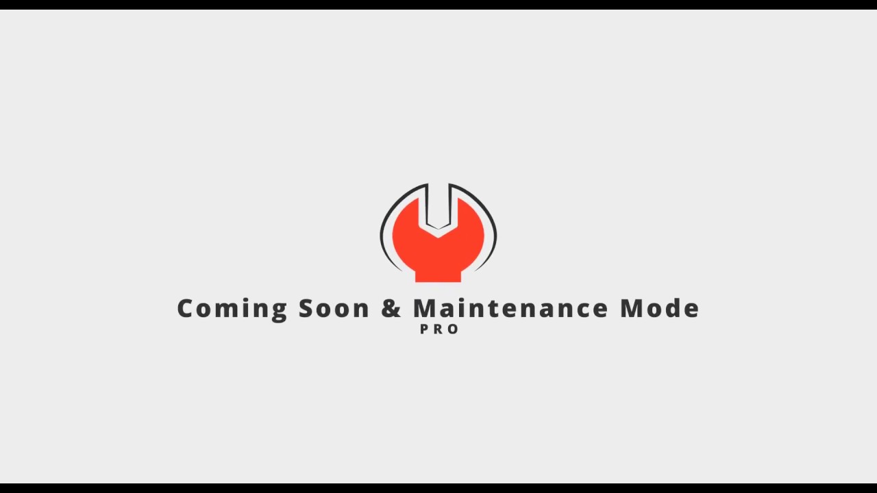 Coming Soon & Maintenance Mode PRO