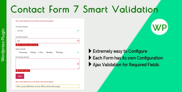 Contact Form  Smart Validation