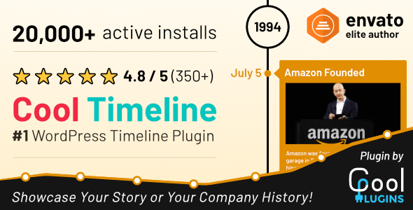 Cool Timeline Pro - WordPress Timeline Plugin