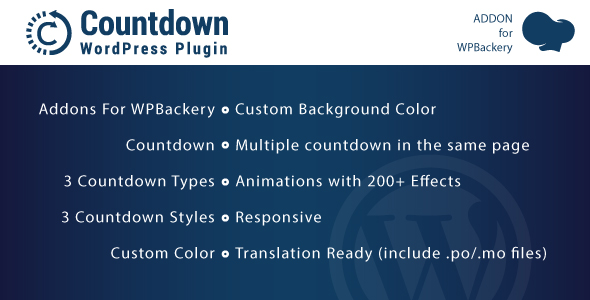 Countdown -s for WPBakery Page Builder