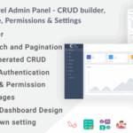 Craft laravel admin panel crud builder users role permissions settings.png