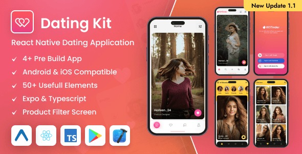 Dating Kit - React Native Expo Dating Mobile App Template