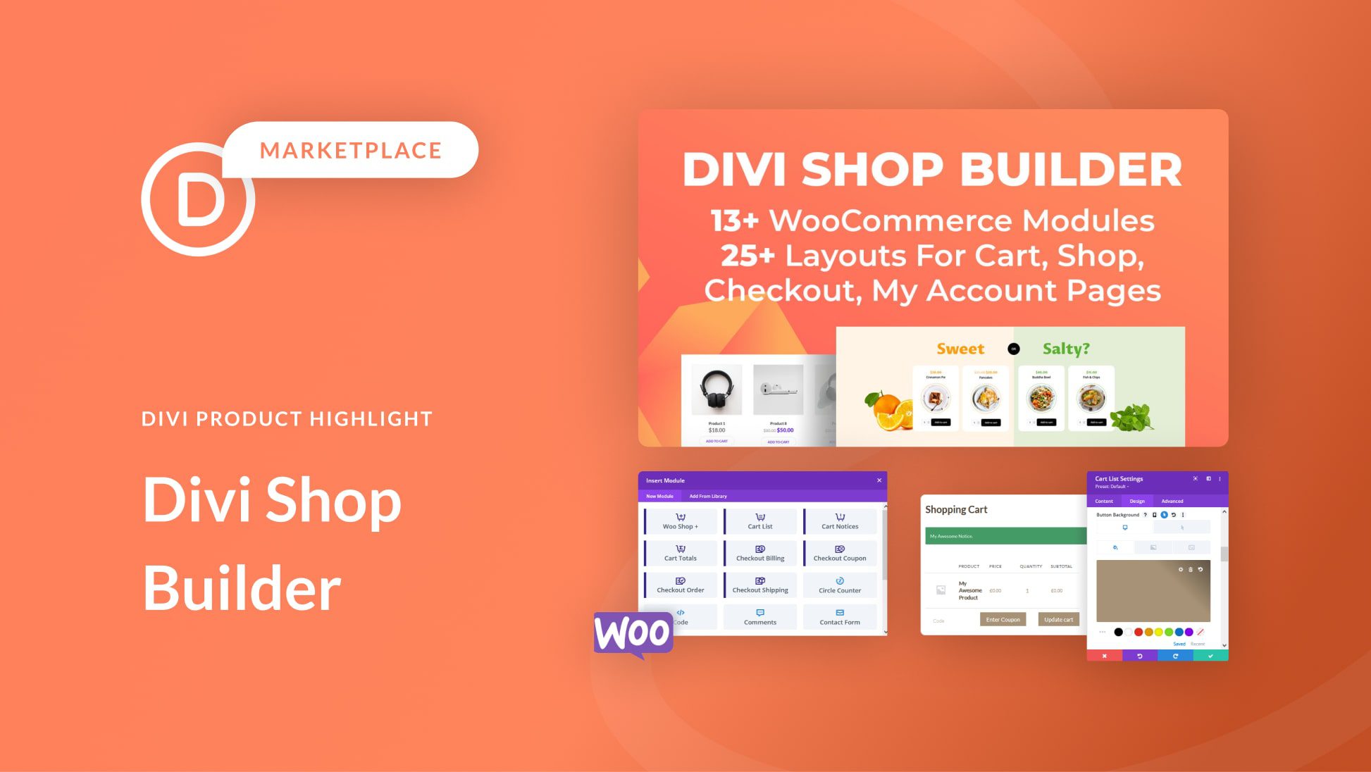 Divi Shop Builder For WooCommerce