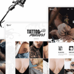 Dotwork tattoo studio and piercing shop theme gplpixel.png