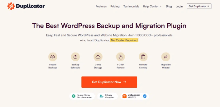 Duplicator Pro - WordPress Site Migration & BackUp