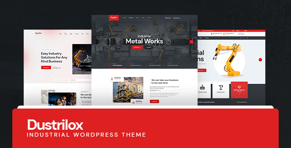 Dustrilox – Factory & Industry WordPress Theme