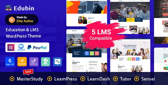 Edubin - Education LMS WordPress Theme