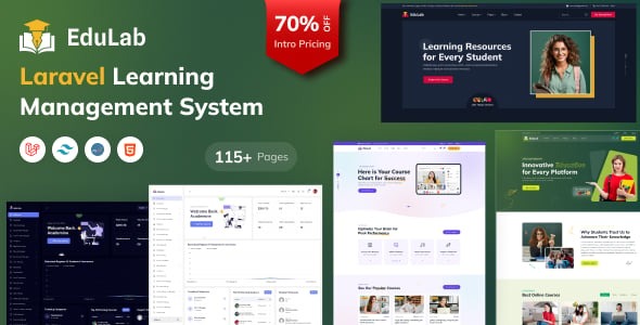Edulab LMS - Laravel Learning Management System with Tailwind CSS