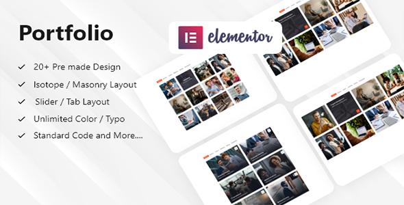 Elementor Portfolio Wordpress Plugin - Video