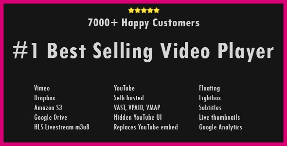 Elite Video Player - Wordpress Plugin