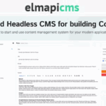 Elmapicms headless cms for building content api codermarket.png