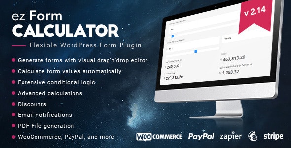 ez Form Calculator - WordPress Plugin By keksdieb