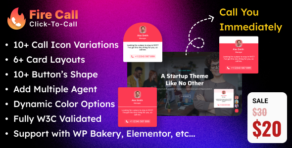 Fire Call - WordPress Click-To-Call Button Plugin
