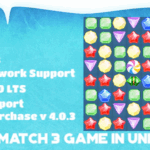 Frozen match 3 game in unity 2020 lts codermarket.png