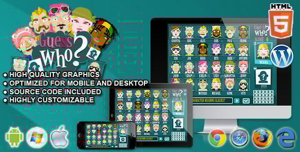 Guess Who? - HTML5 Game