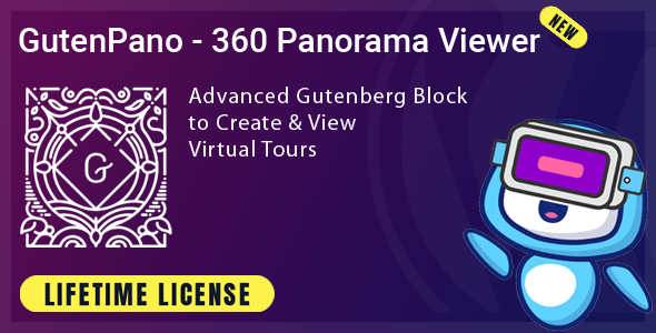 GutenPano -  Panorama Viewer for Gutenberg