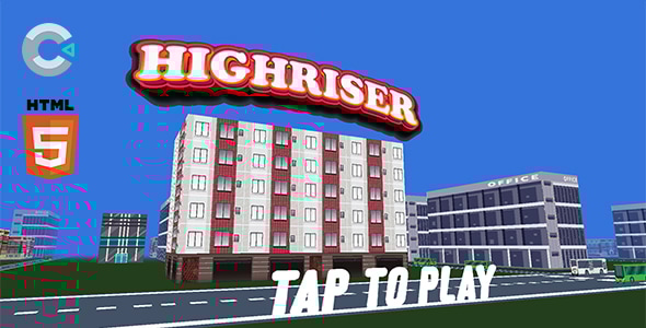 HighRiser – Flower Builder HTML5 Game (Construct 3)