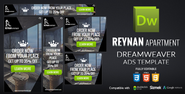 HTML5 Banner Dreamweaver Template