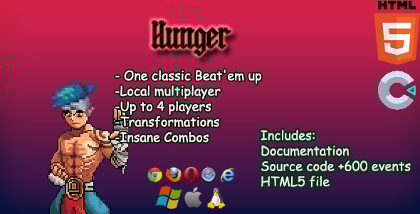 Hunger - Street fight - Construct3(Capx3)
