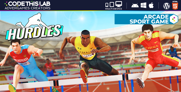 Hurdles - HTML5 Sport Game
