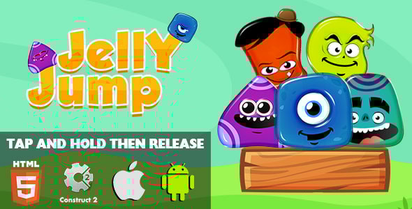 Jelly Jump - HTML5 Game (CAPX)