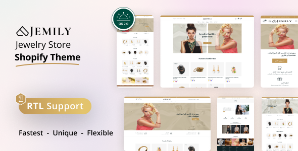 Jemily - Jewelry Store Shopify Theme 2