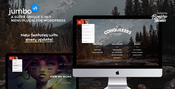 Jumbo: A -in- full-screen responsive menu for WordPress