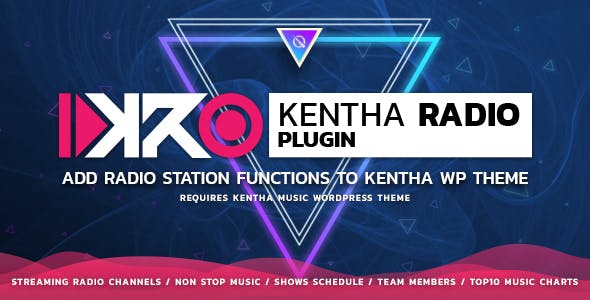 KenthaRadio - for Kentha Music WordPress Theme To Add Radio Station and Schedule Functionality